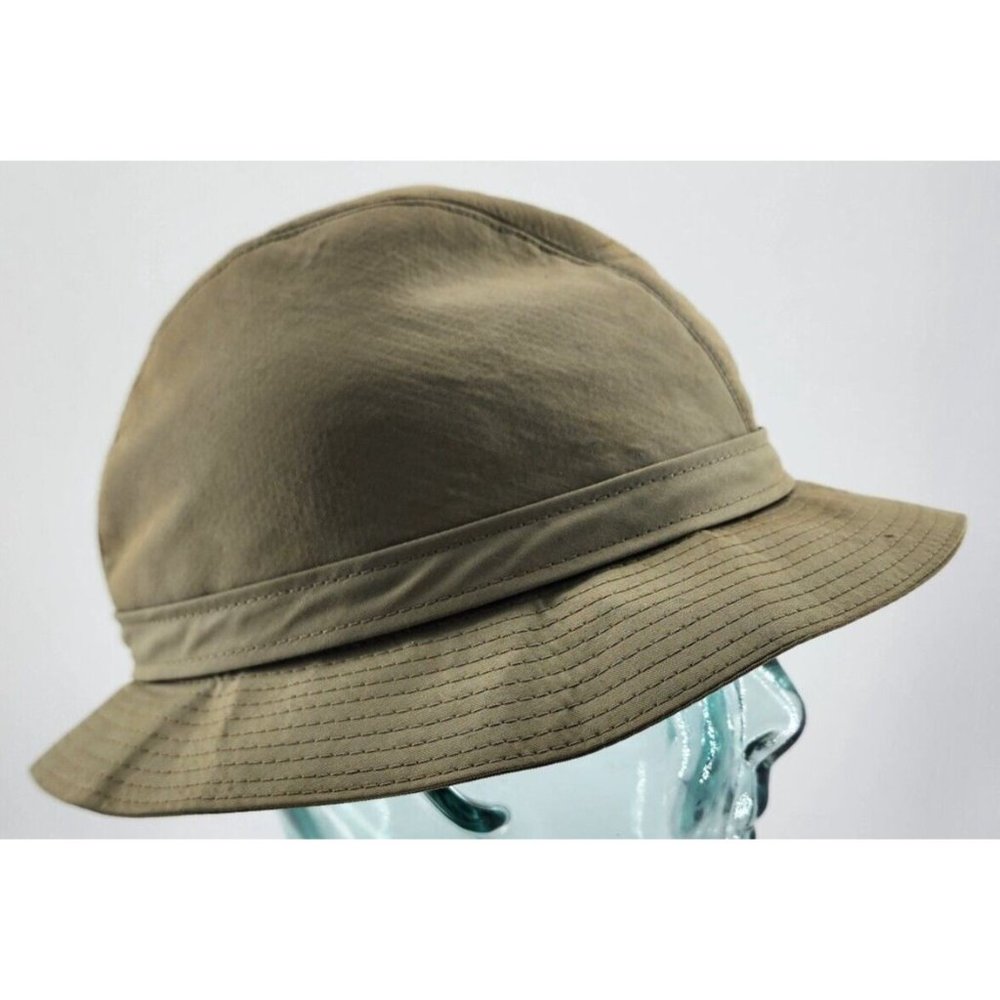Burberry Women’s Classic Tan Fedora Bucket Hat Size 7.25 Nova Check SEE PICS - Picture 3 of 11